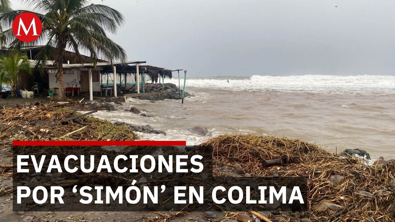 Alerta en Colima por el huracán 'Simón': suspenden transporte, aeropuerto y clases en evaluación