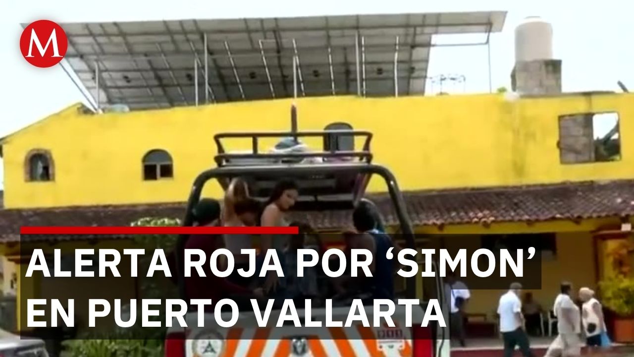 Alerta roja en Puerto Vallarta por el huracán 'Simón'