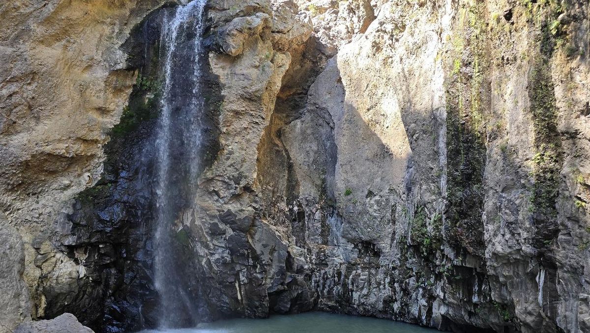 Las cascadas sufrieron una descarga ilegal hace unas semanas. (Redes sociales)