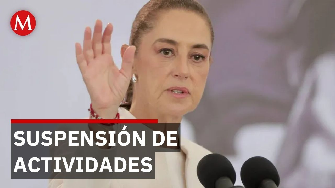 Claudia Sheinbaum suspende actividades en cuatro estados por el huracán Simón