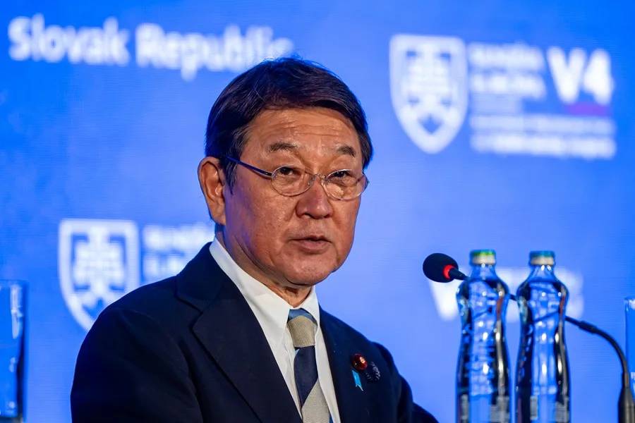 Ministro de Exteriores de Japón, Toshimitsu Motegi. | Foto: EFE
