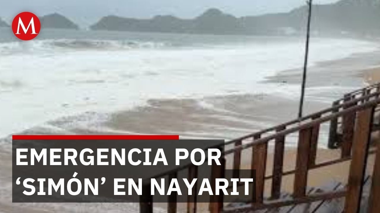 Nayarit frena movilidad y habilita 170 refugios ante el avance del huracán 'Simón'