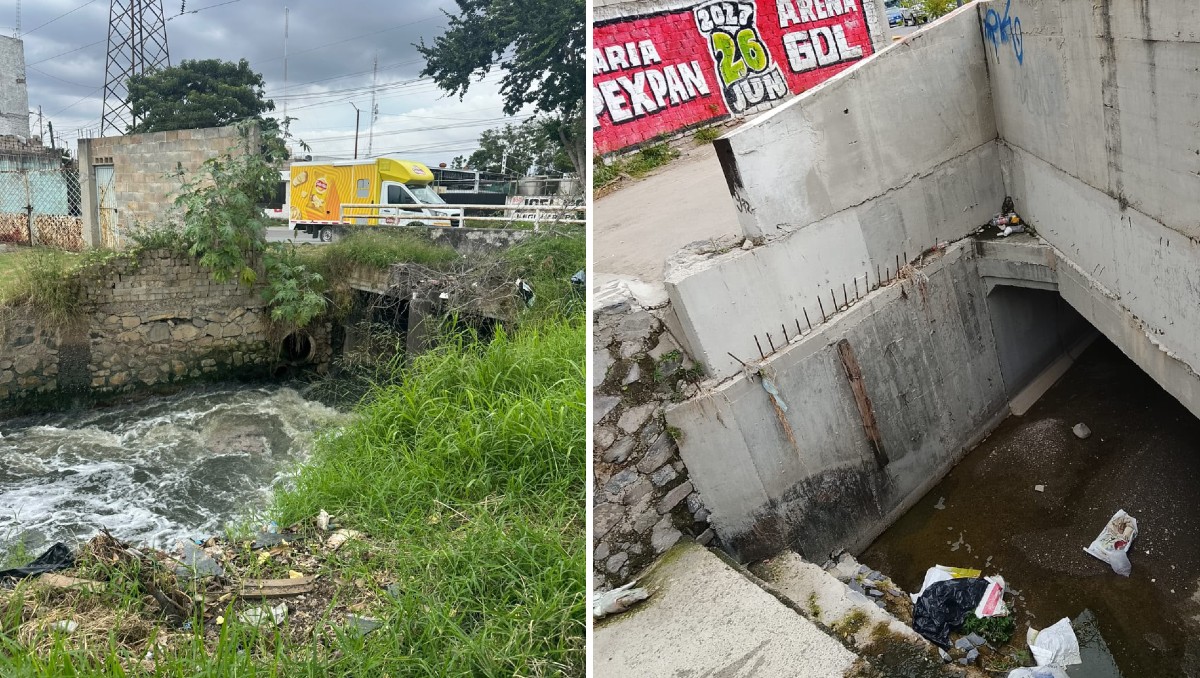 PC y bomberos de Tlaquepaque documentó la descarga de aguas negras  (Cortesía Gobierno de Tlaquepaque)