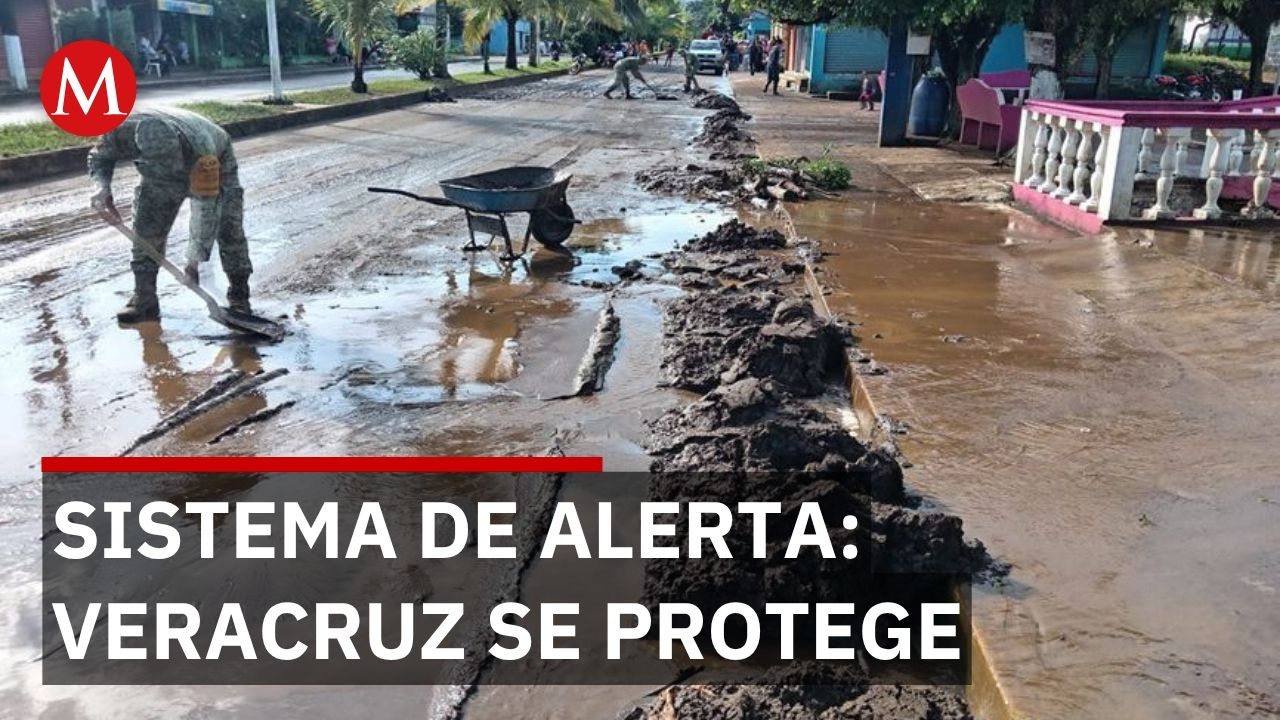 Veracruz instala primer sistema de alarmas contra inundaciones en el norte