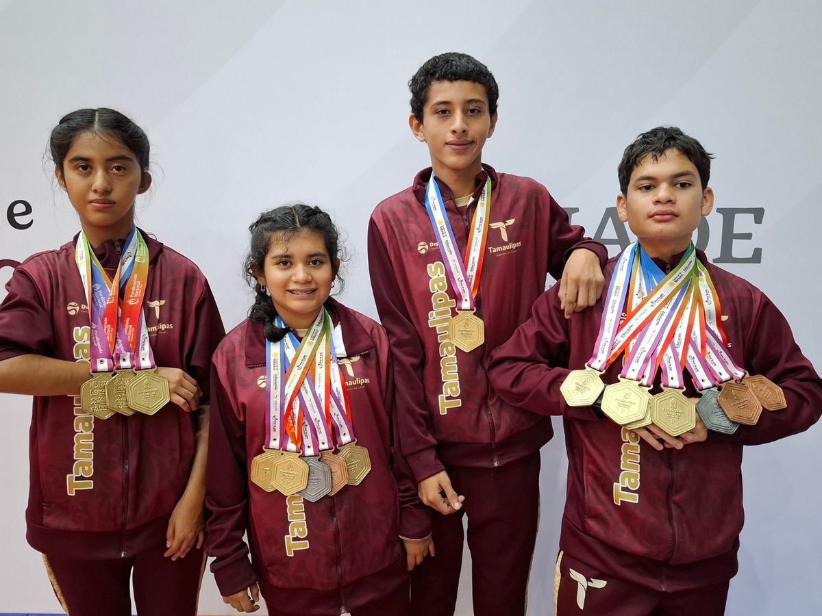 Atletas de Tamaulipas consiguieron 158 medallas y el séptimo lugar nacional en la Paralimpiada CONADE 2026