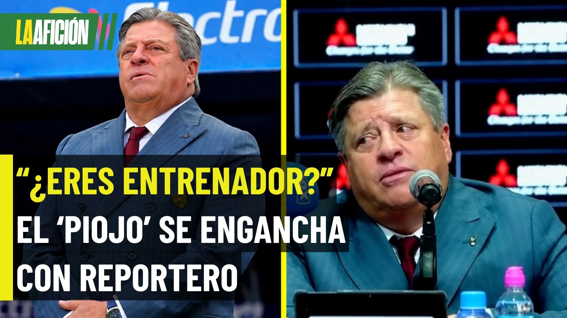 ¡SE CALENTÓ EL 'PIOJO'! Herrera encara a reportero que cuestionó sus decisiones ante Querétaro