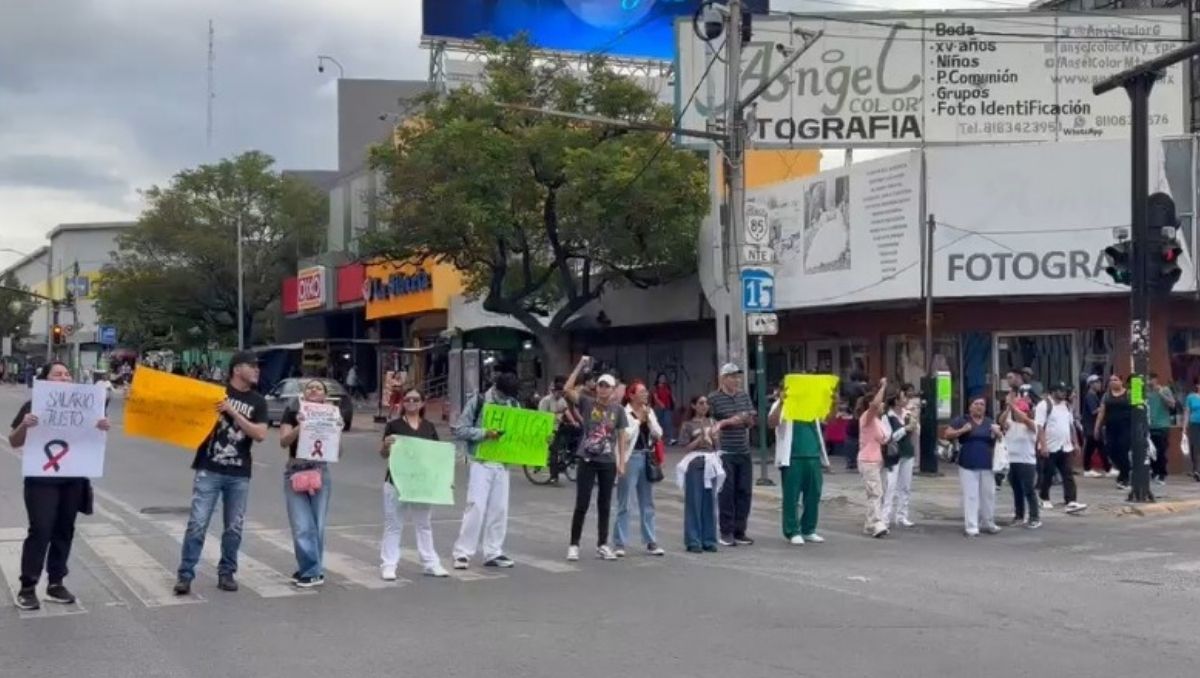 El cierre vial se lleva a cabo este domingo 11 de octubre en la avenida Cuauhtémoc. Foto: Especial