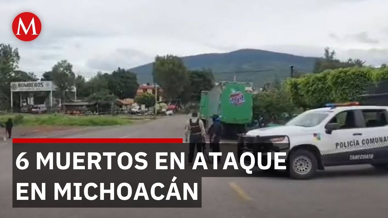 Civiles armados atacan estación de bomberos en Michoacán
