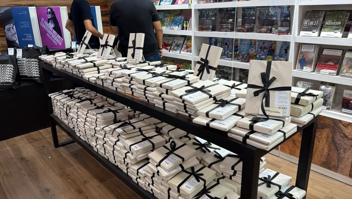 El estand de Madre Editorial está ubicado en el pasillo 100 de la Feria Internacional del Libro de Monterrey | Susana Paredes