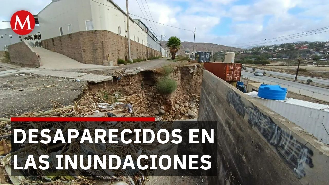 Lluvias inundan Tijuana y Ensenada, dejan 3 personas sin localizar