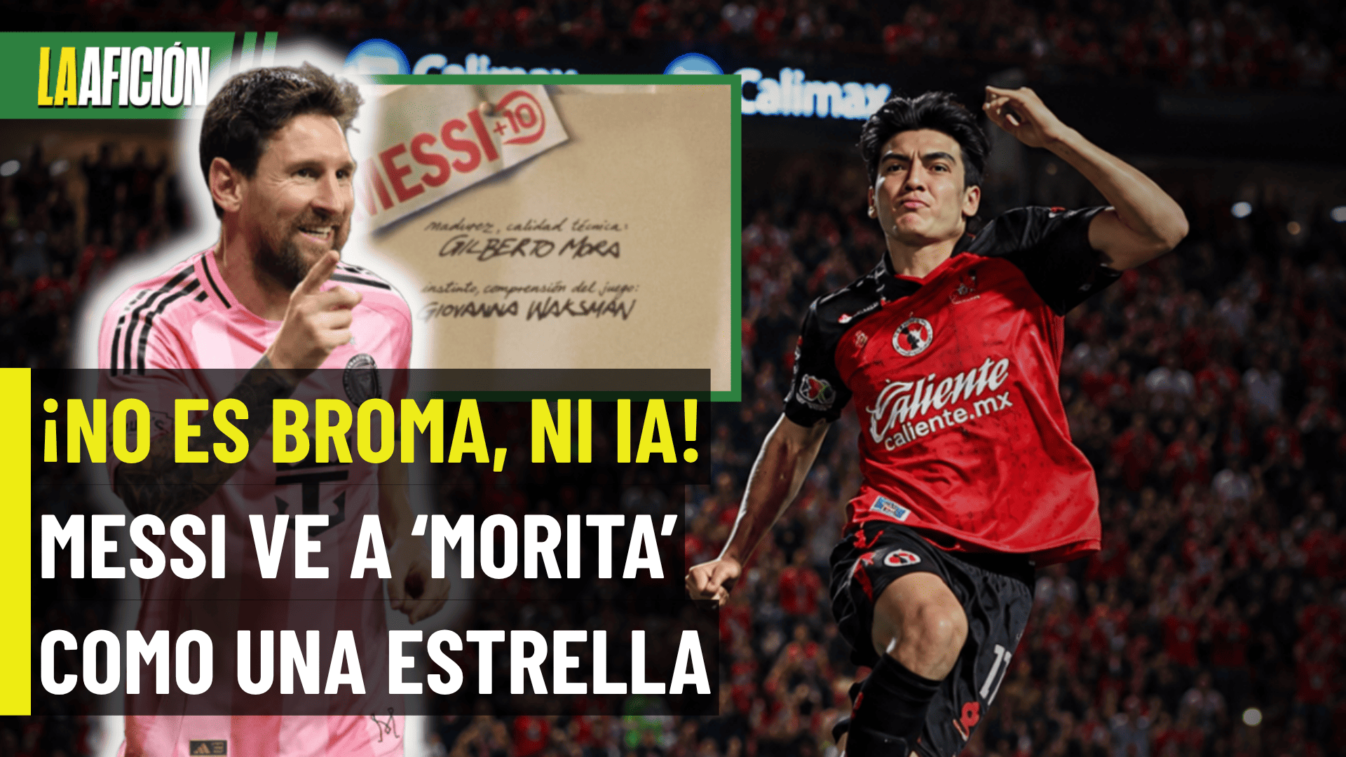 ¡DE XOLOS AL RADAR DE MESSI! Gilberto Mora destaca en comercial de Adidas