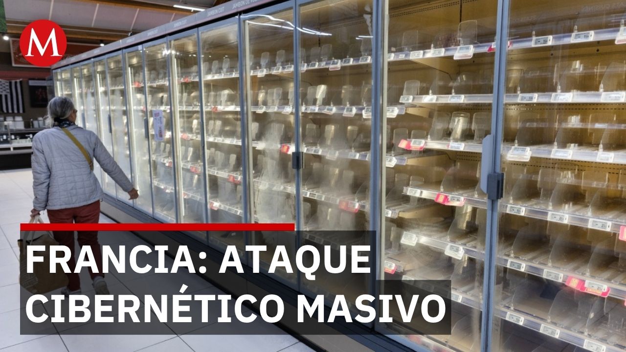 Ciberataque a supermercados provoca incendios y pérdida de alimentos en Francia