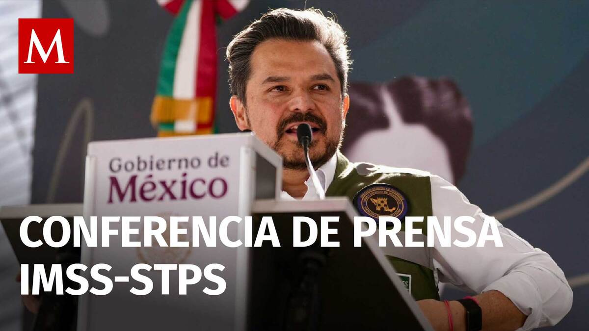Conferencia de prensa IMSS y la Secretaría del Trabajo