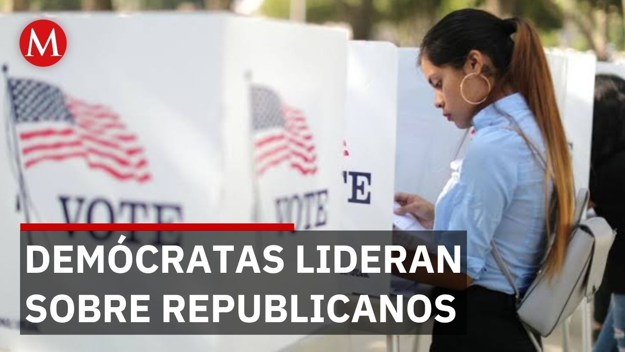 Demócratas lideran encuestas rumbo a elecciones intermedias en EU