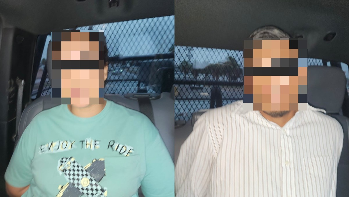 Detienen a pareja por presunta violencia familiar contra sus hijos en Torreón. (Cortesía DSPM)