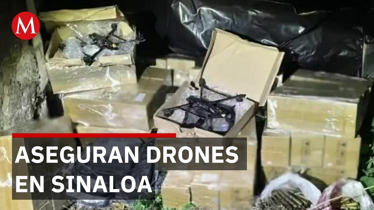 Ejército asegura 48 drones de fibra óptica en Sinaloa