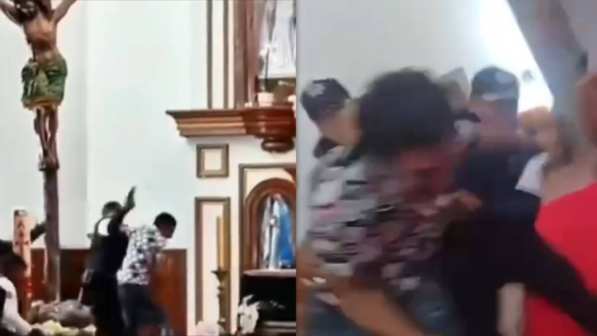 Hombre armado entra a iglesia y amenaza civiles | Foto: Mario C. Rodriguez