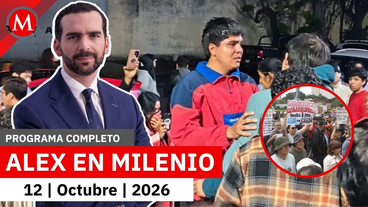 Liberan a 32 de 39 detenidos por protestas en Jalisco | Alejandro Domínguez, 12 de octubre de 2026