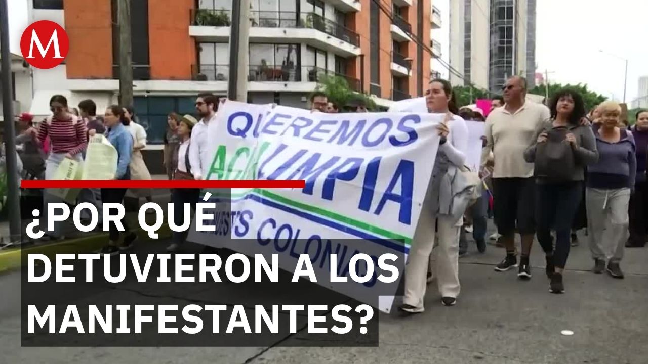 Marcha por agua contaminada en Guadalajara termina en disturbios y heridos