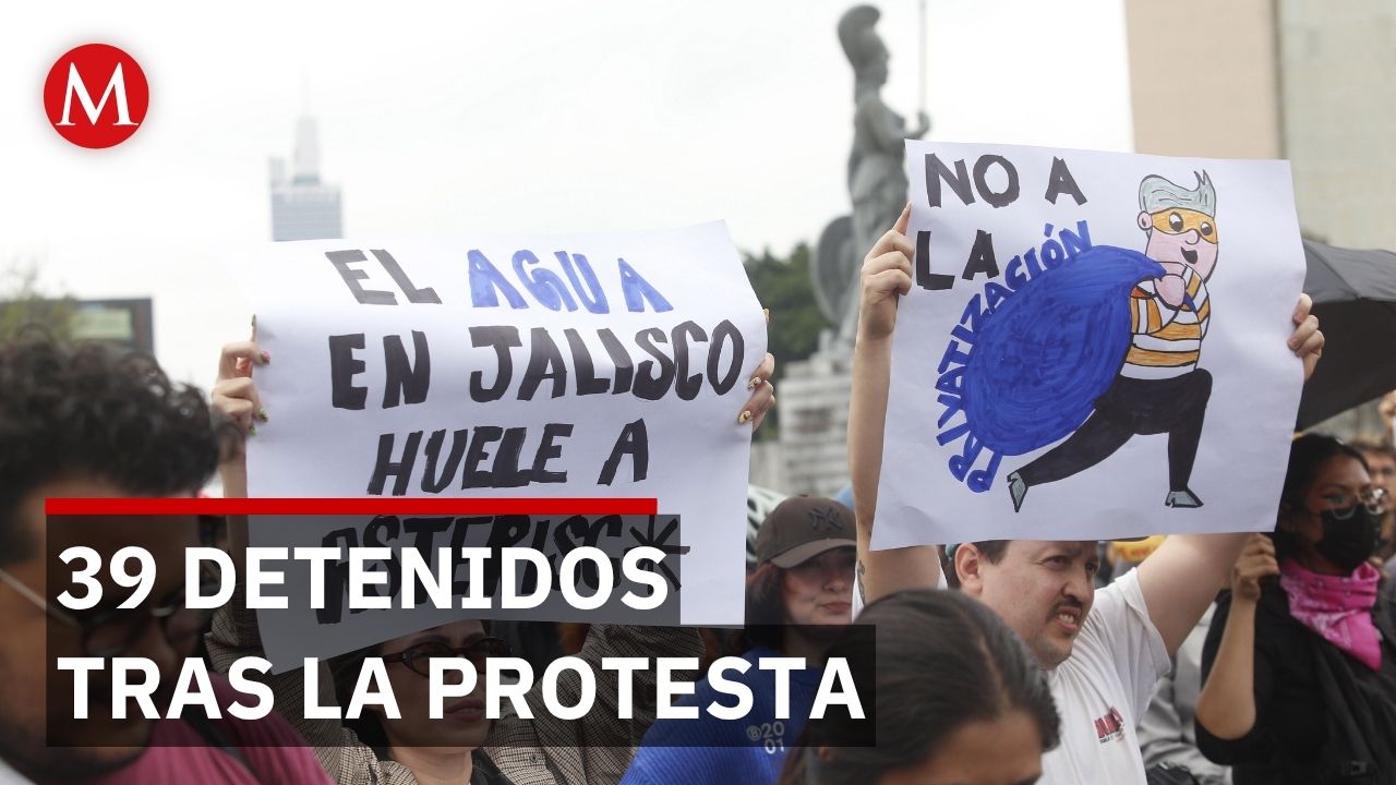 Marcha por agua limpia termina en enfrentamiento; revisan actuación policial en Jalisco