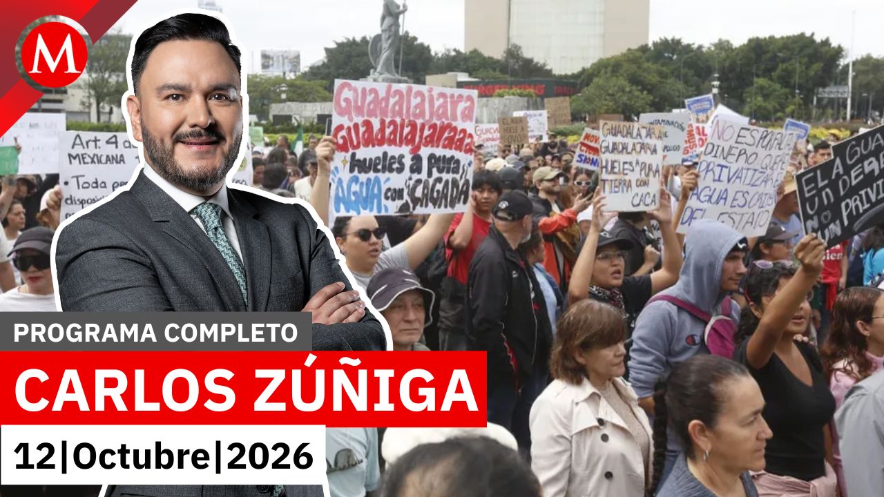 Marchan para exigir mejor calidad del agua en Guadalajara | Carlos Zúñiga, 12 de octubre de 2026
