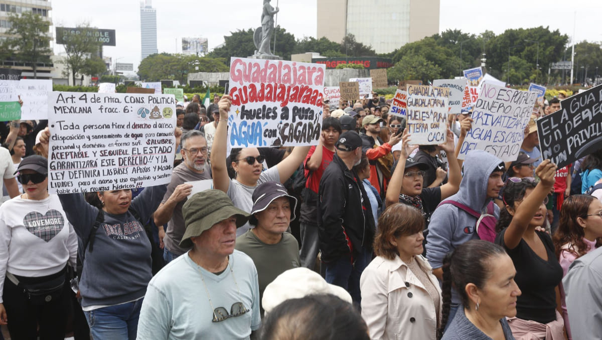 ¿Qué pasó en Guadalajara? Esto sabemos de la marcha por agua contaminada que dejó 39 detenidos; esto han dicho las autoridades