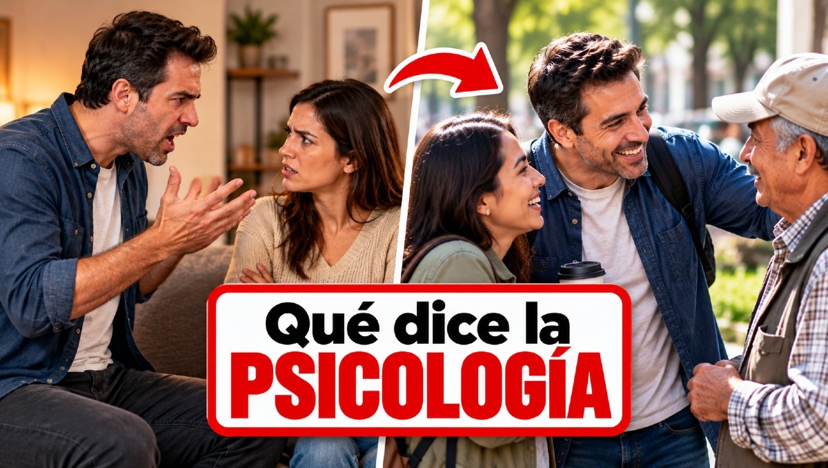 Algunas personas suelen activar un modo social con extraños y descargar sus emociones con sus seres queridos (IA)