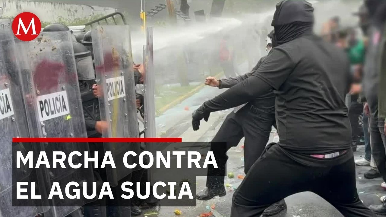Protesta por agua en Jalisco deja 28 policías heridos