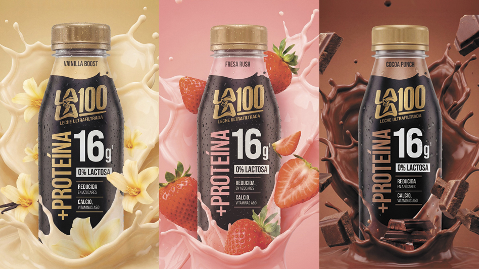 El resultado es una leche saborizada ahora con 16 g de proteína de alta calidad, por envase de 330 ml,  en sabores vainilla, fresa y chocolate.
