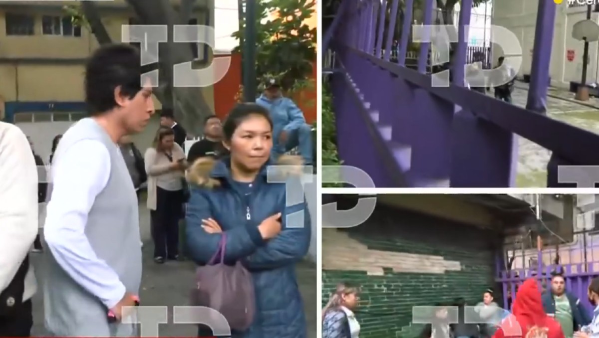 Riña en escuela primaria tras protesta. | Captura