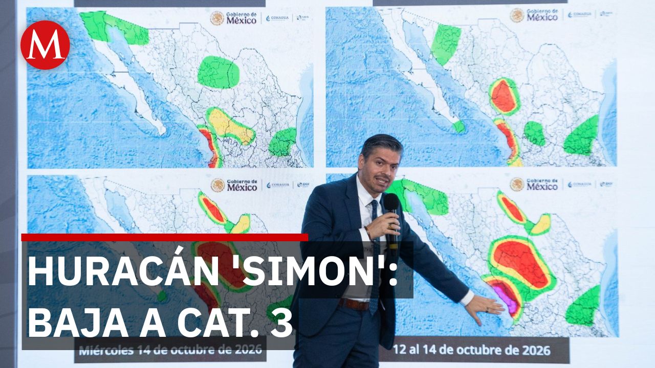 SMN reporta avance de 'Simon': "Se debilitará" pero golpea Sinaloa y Nayarit