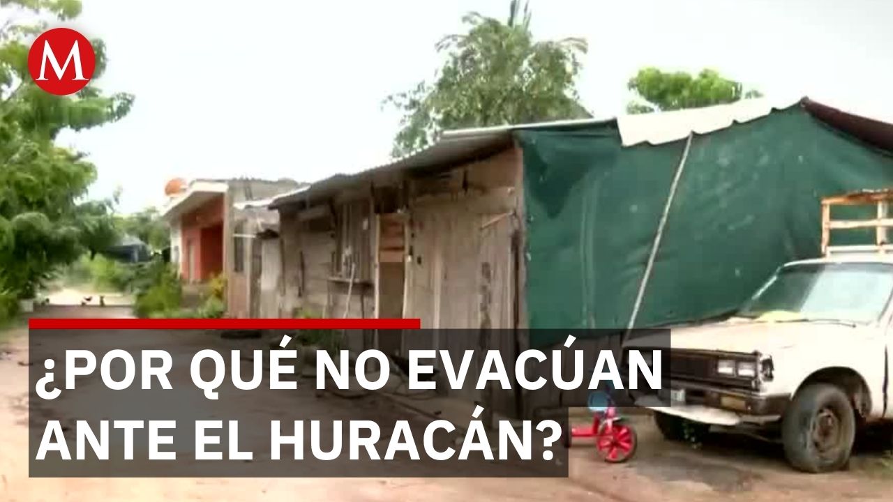 Vecinos de Aquiles Serdán rechazan evacuar por miedo a robos pese al huracán 'Simon'