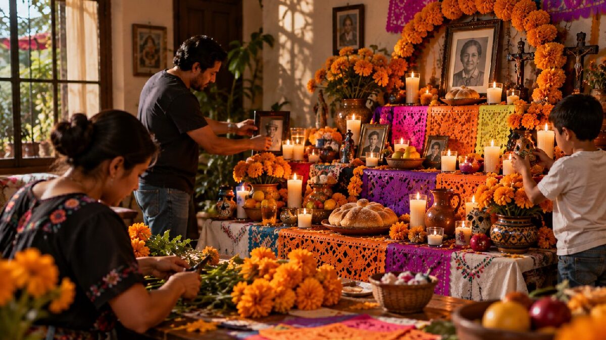Altar de Día de Muertos | IA M2