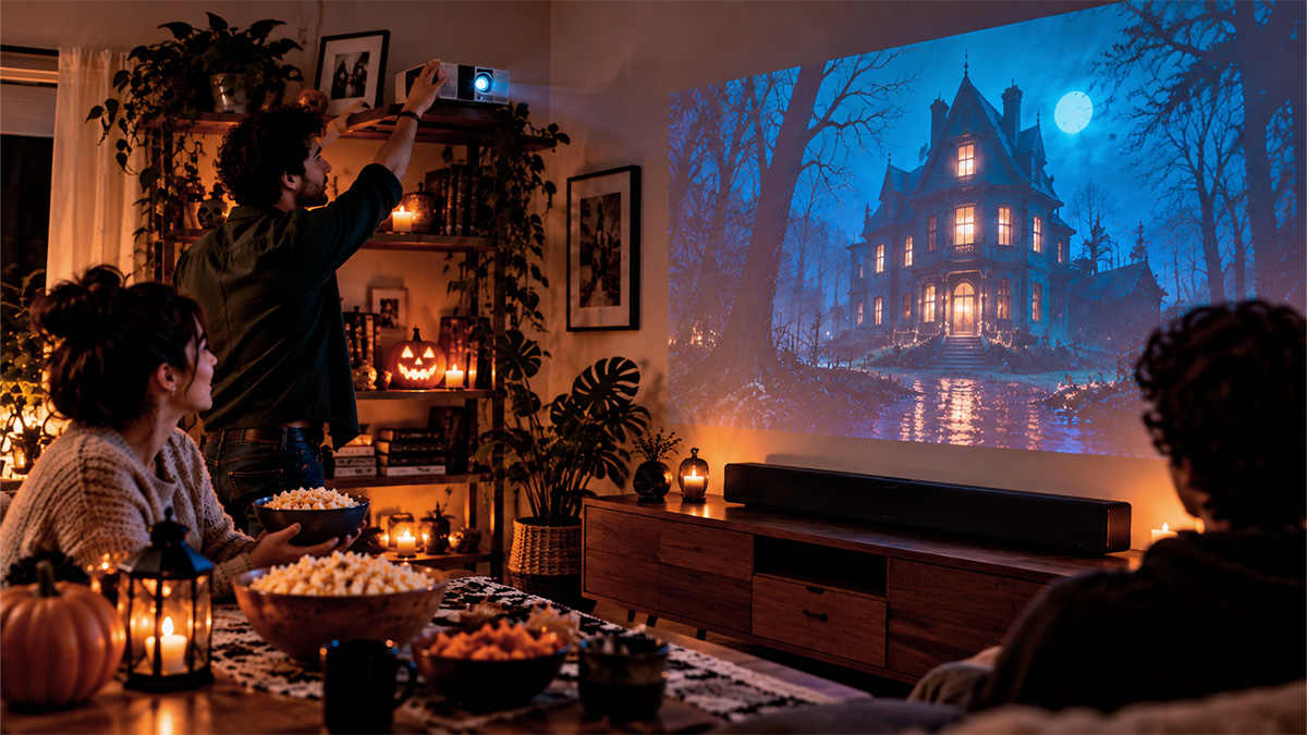 El uso de barras de sonido y videoproyectores permite transformar cualquier sala en una experiencia cinematográfica. (Cortesía)