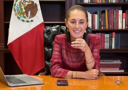 Claudia Sheinbaum habla sobre seguridad en plataformas digitales. | Especial