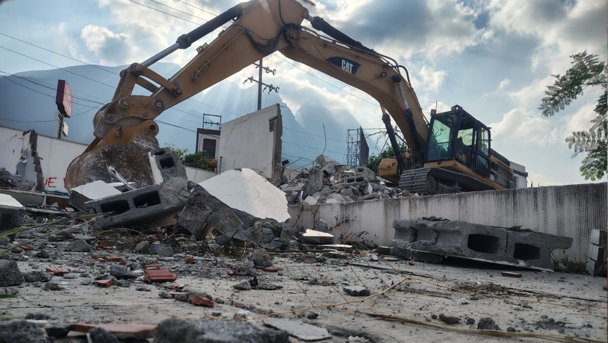 Desde el pasado 19 de mayo comenzó la demolición. Foto: Especial