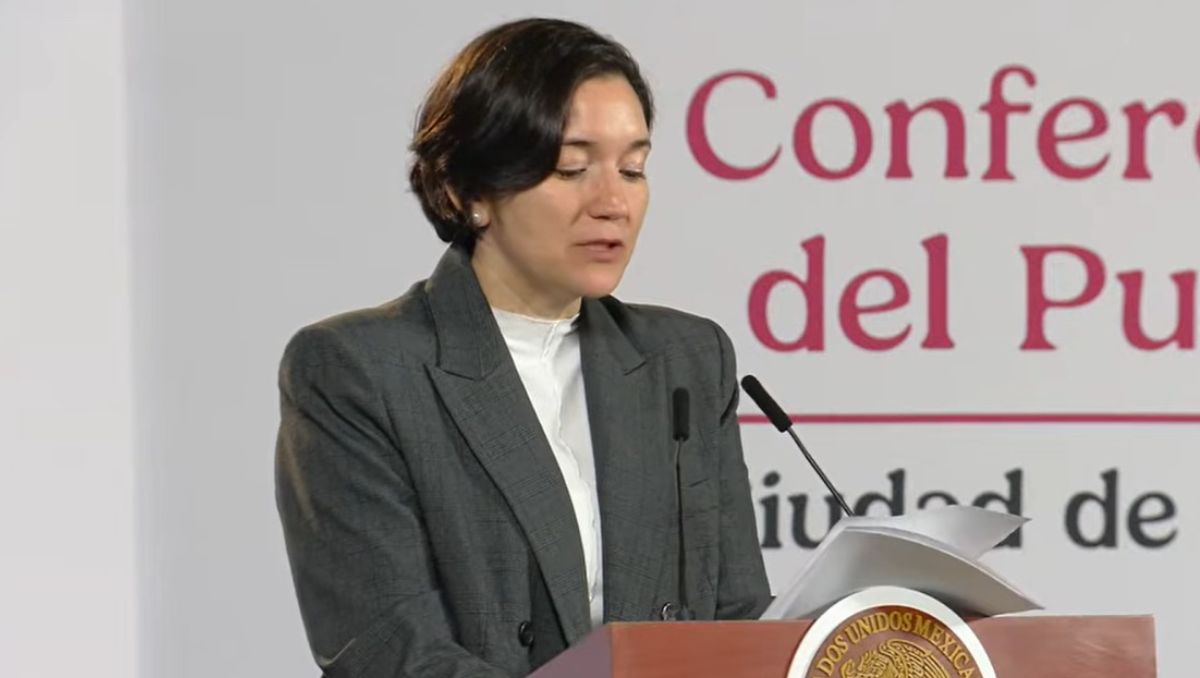 Marcela Figueroa presentó la gráfica de homicidios dolosos desde Palacio Nacional | Cortesía