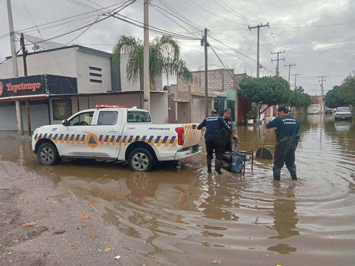 Protección Civil Torreón pide revisar viviendas por lluvias. | Foto: cortesía Protección Civil.