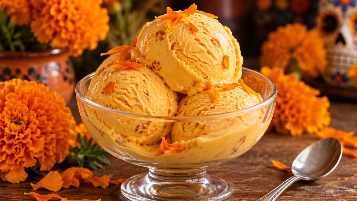¿Qué tan difícil es hacer helado de cempasúchil? | IA