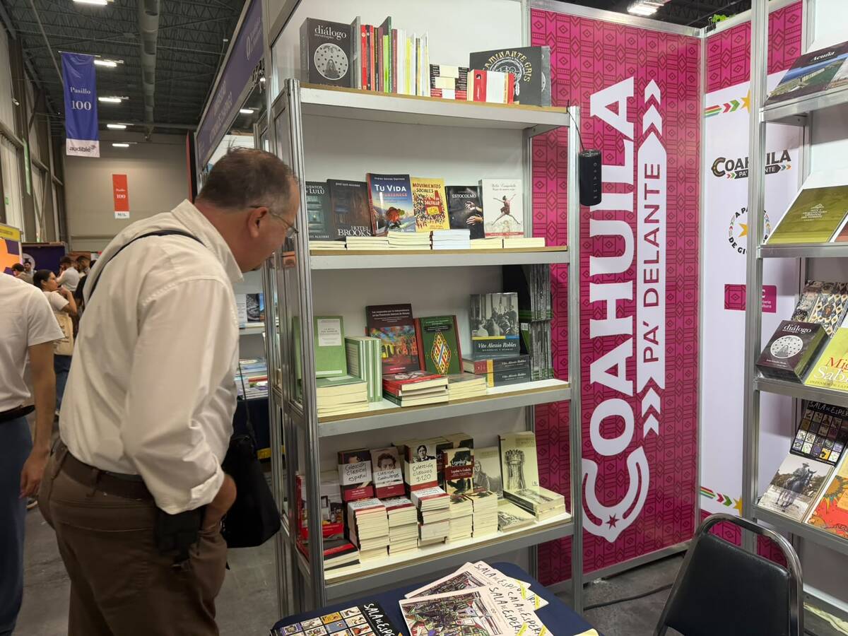 Stand 109 en la FIL Monterrey. | Fotos: Secretaría de Cultura