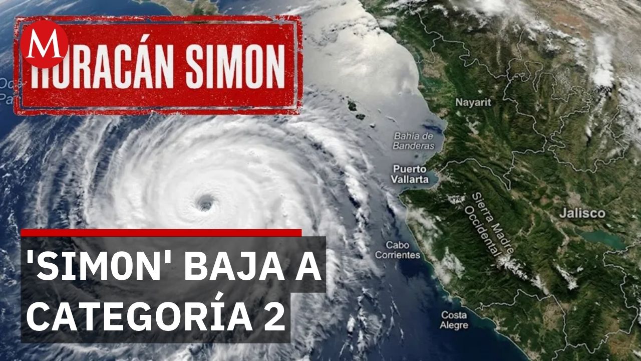 Alerta por huracán 'Simon' baja a semáforo azul por lluvias leves