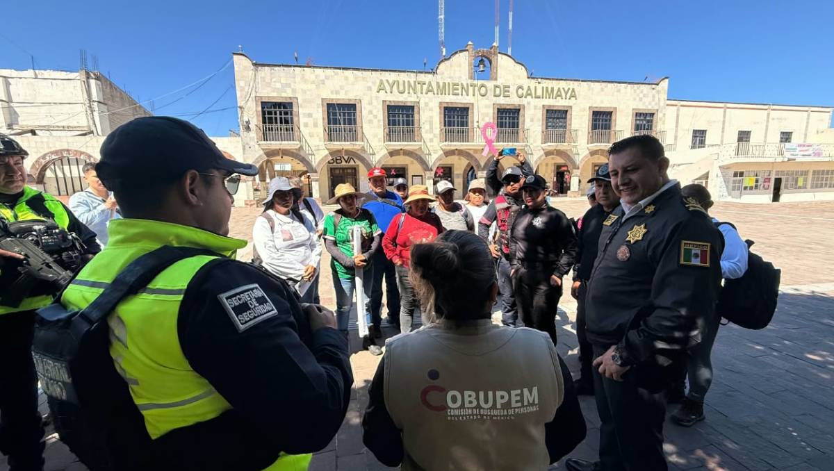 Con apoyo de un binomio canino y un dron, autoridades buscaron a Josué y Evelyn, desaparecidos desde septiembre de 2024. | Foto: Especial