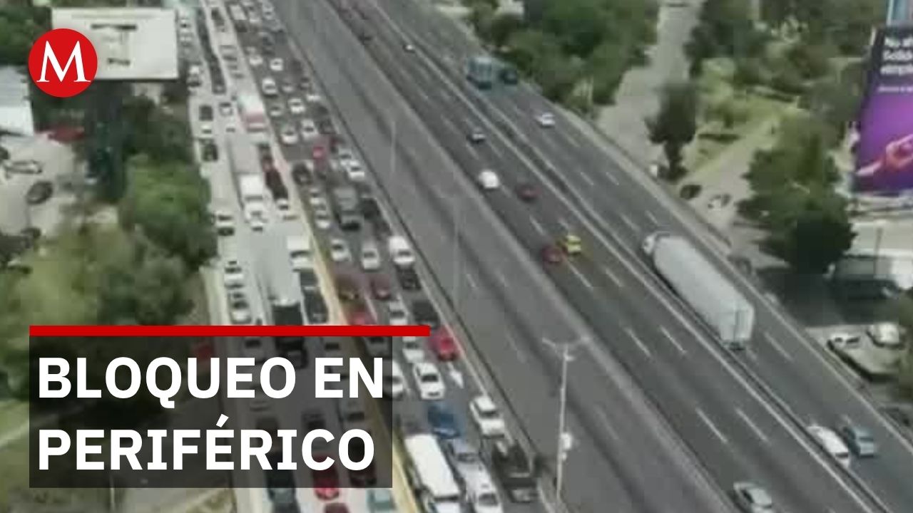 Bloqueo en Periférico Norte; exige justicia por niña hallada sin vida