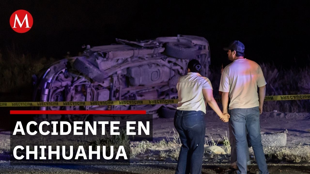 Choque entre automóvil y camionetas deja heridos con quemaduras en Ojinaga, Chihuahua