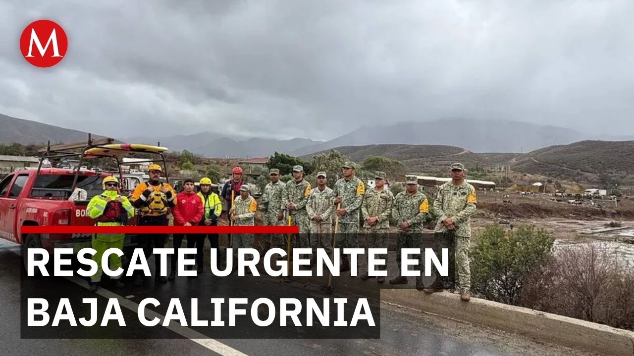 Desbordamiento de arroyos deja 4 muertos y 3 desaparecidos en Ensenada