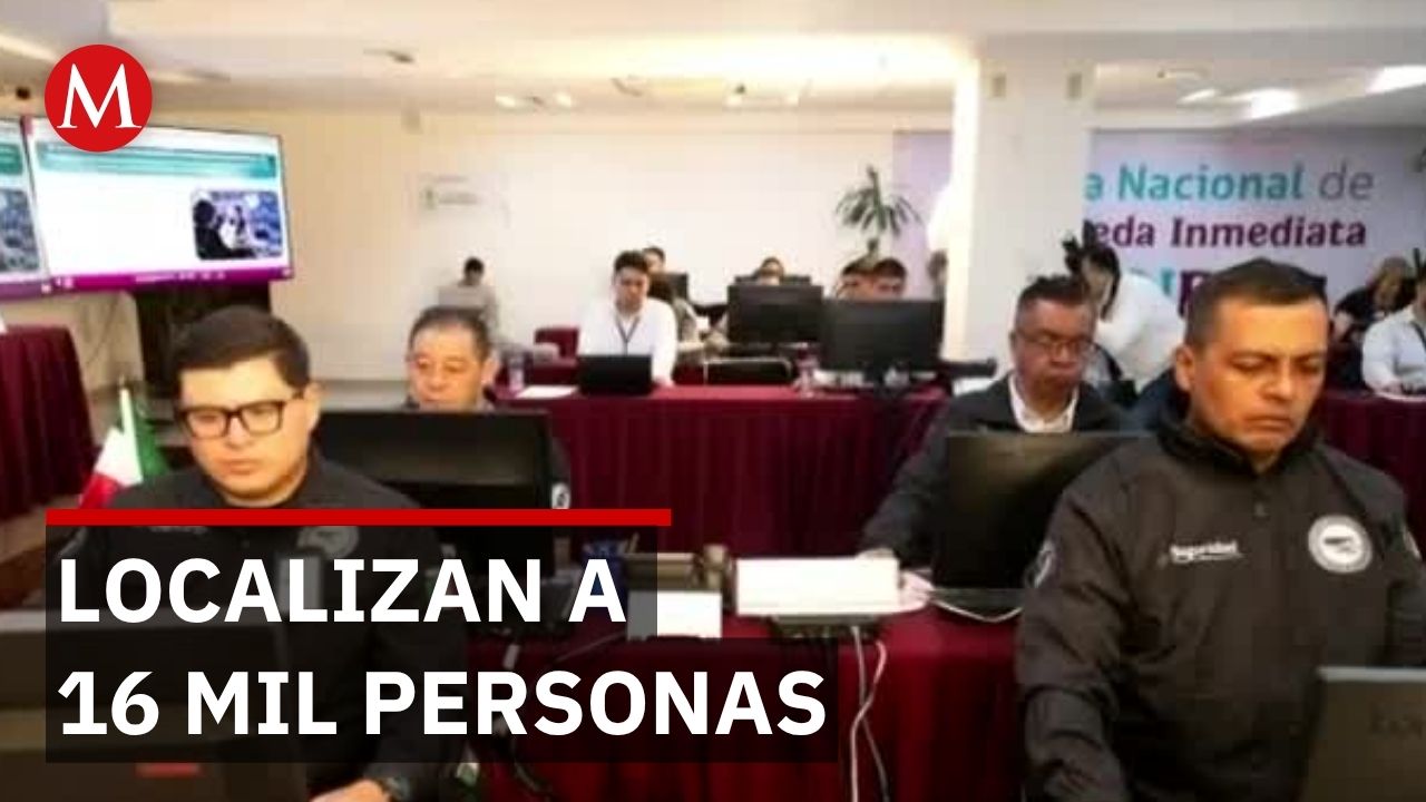 Gobierno localiza a 16 mil 3 personas desaparecidas con estrategia nacional