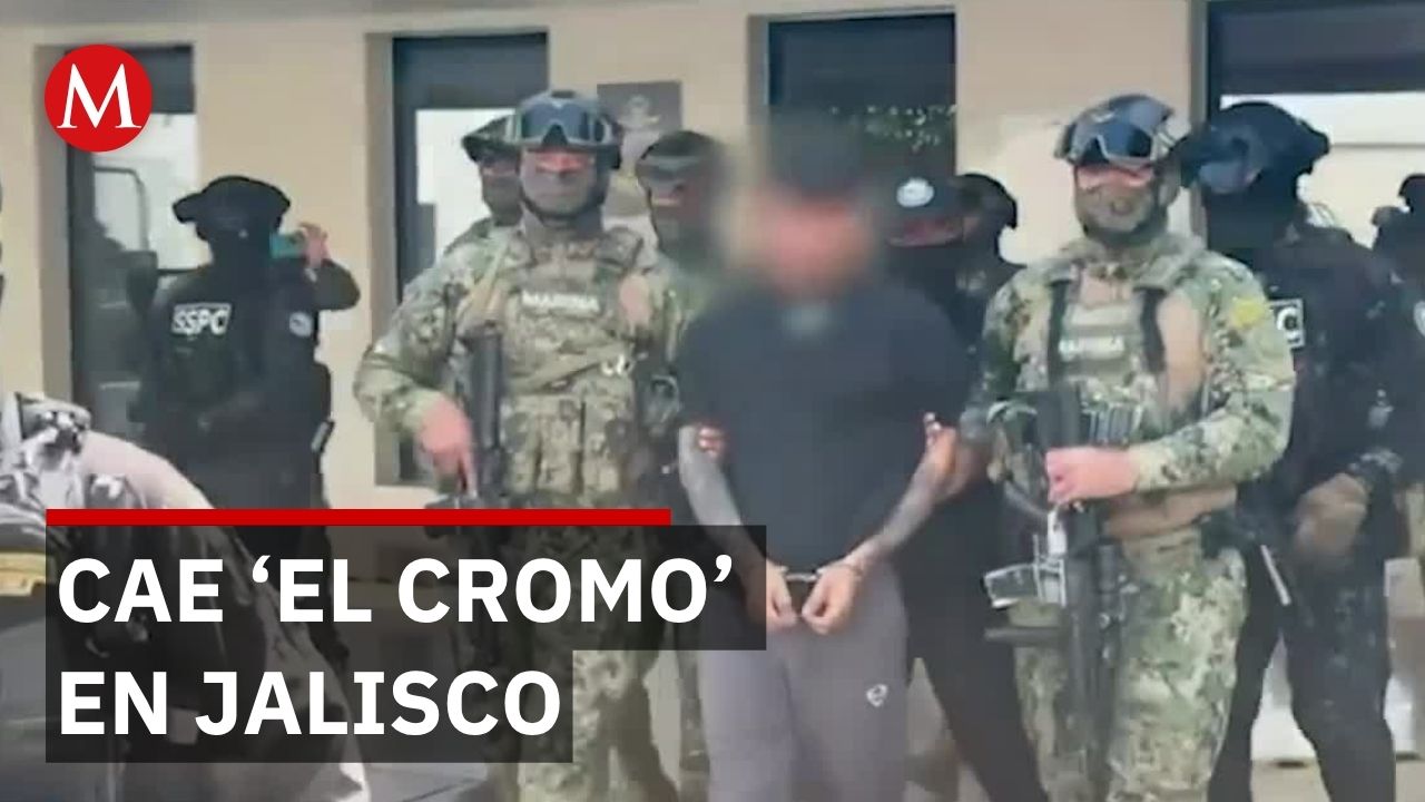 Iván 'N', 'El Cromo', es detenido en Guadalajara ligado al CJNG