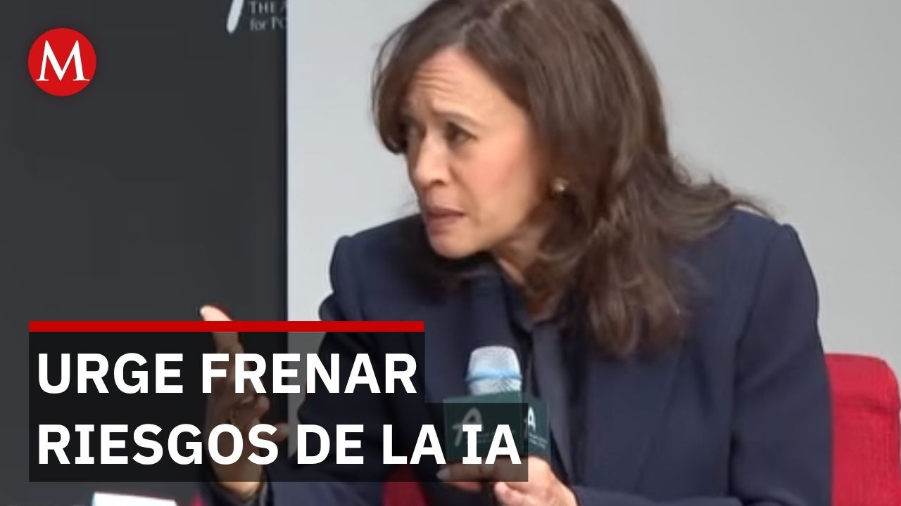 Kamala Harris advierte que se agota el tiempo para frenar riesgos de ciberseguridad de la IA