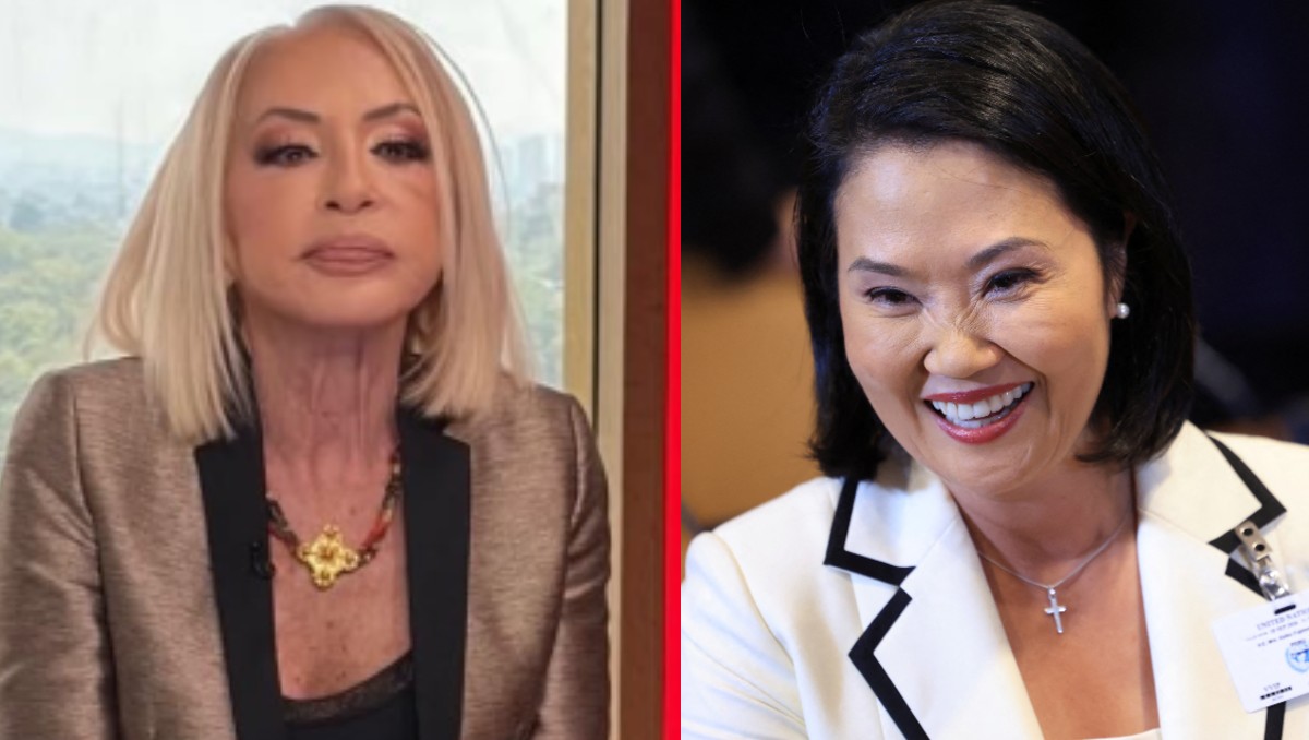 Laura Bozzo, conductora de televisión y Keiko Fujimori, presidenta de Perú. | Especial