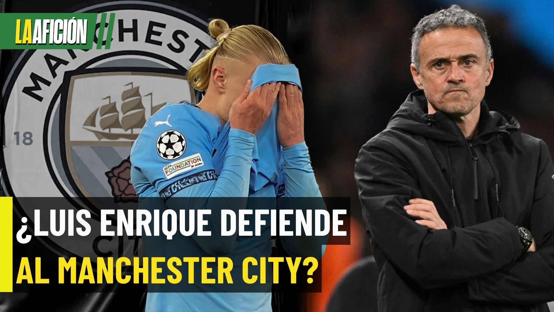Luis Enrique toma postura sobre la crítica situación del Manchester City